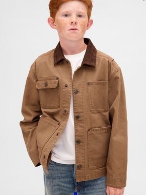 GAP kids canvas utility / barn jacket